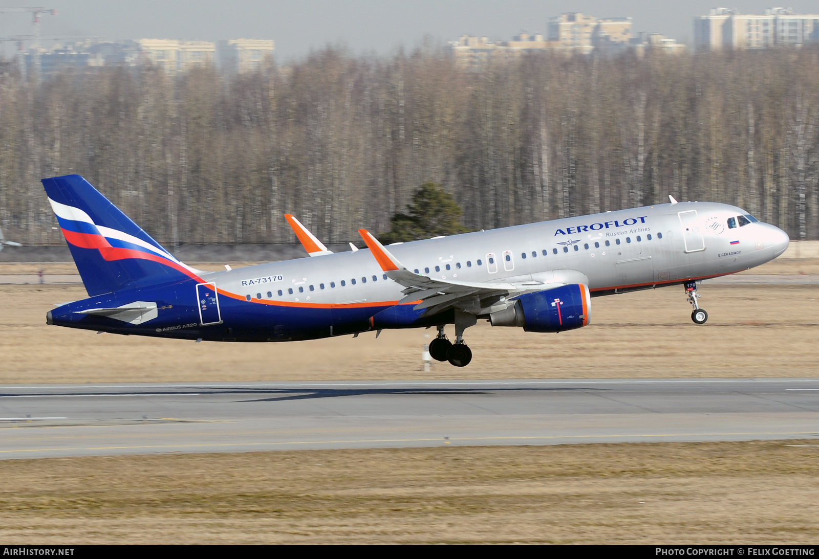 Aircraft Photo of RA-73170 | Airbus A320-214 | Aeroflot - Russian Airlines | AirHistory.net #572006