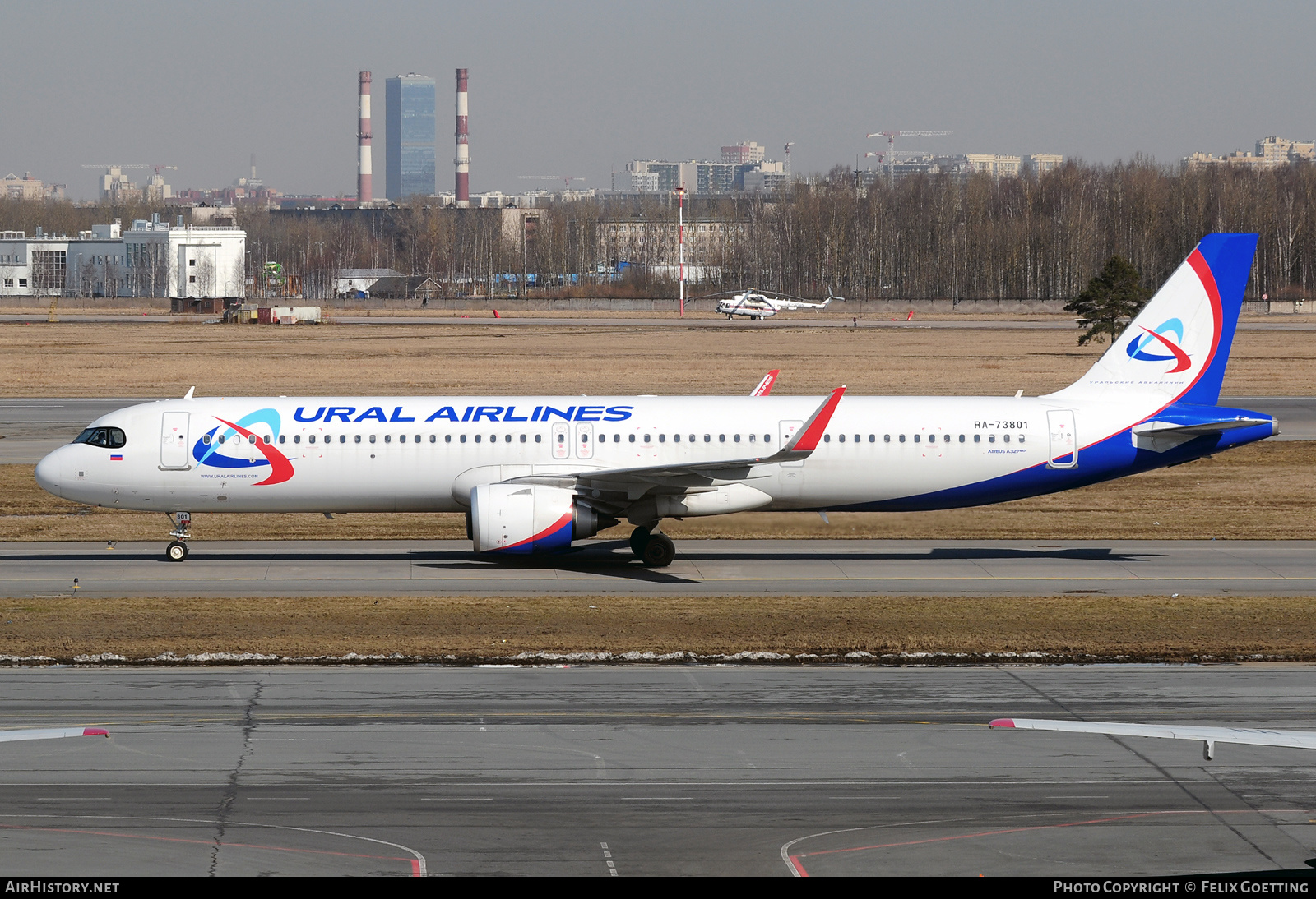 Aircraft Photo of RA-73801 | Airbus A321-251NX | Ural Airlines | AirHistory.net #572024