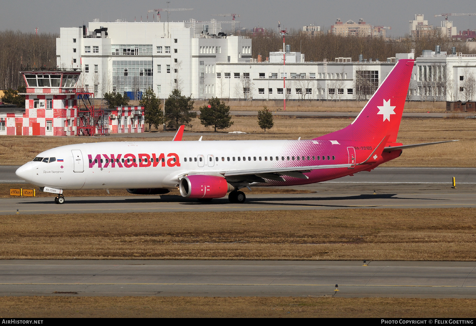 Aircraft Photo of RA-73185 | Boeing 737-8KN | Izhavia | AirHistory.net #572037