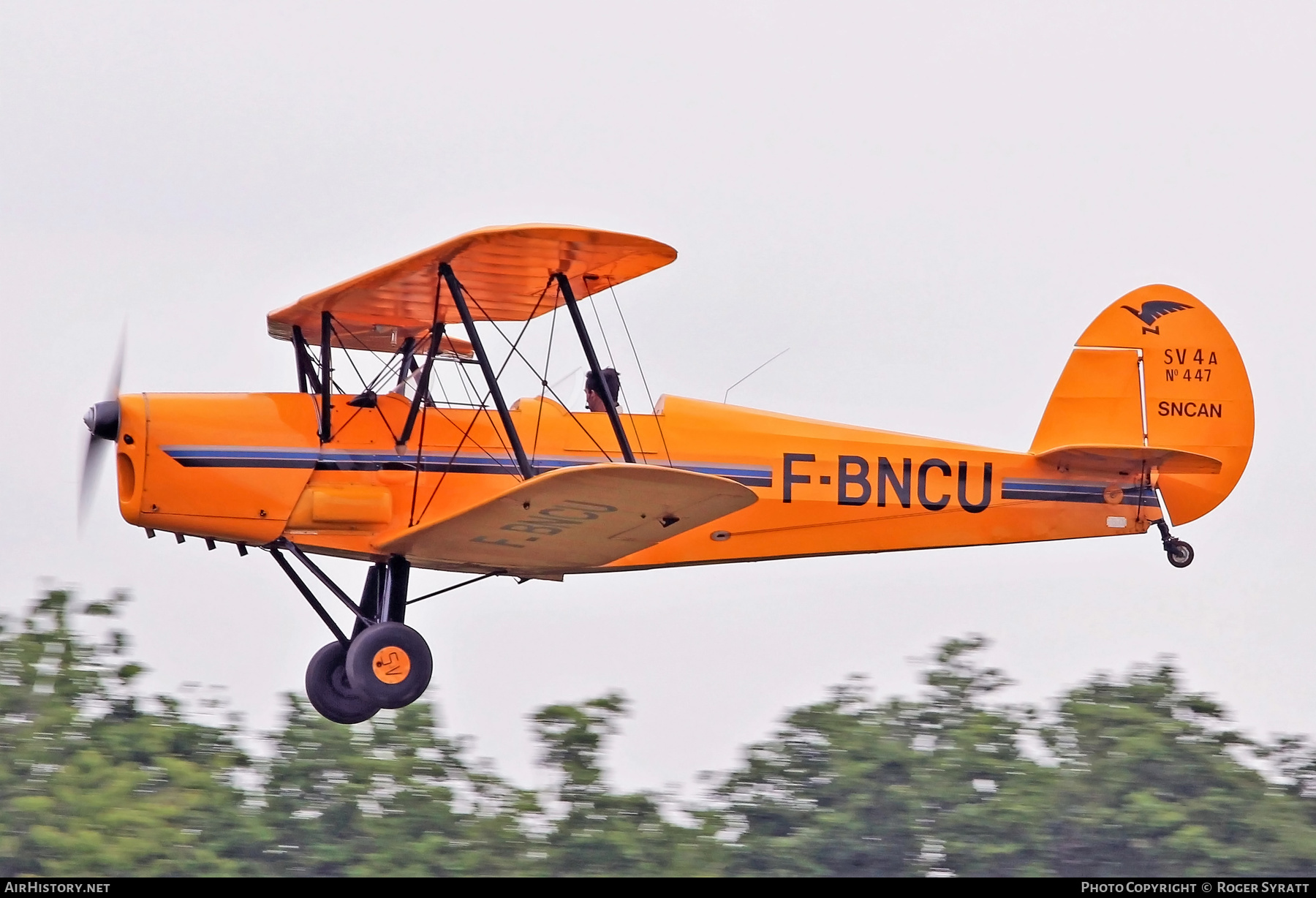 Aircraft Photo of F-BNCU | Stampe-Vertongen SV-4A | AirHistory.net #572049