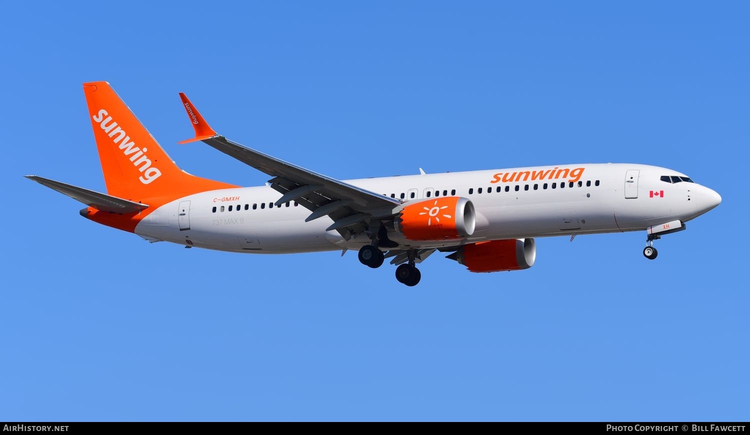 Aircraft Photo of C-GMXH | Boeing 737-8 Max 8 | Sunwing Airlines | AirHistory.net #572050