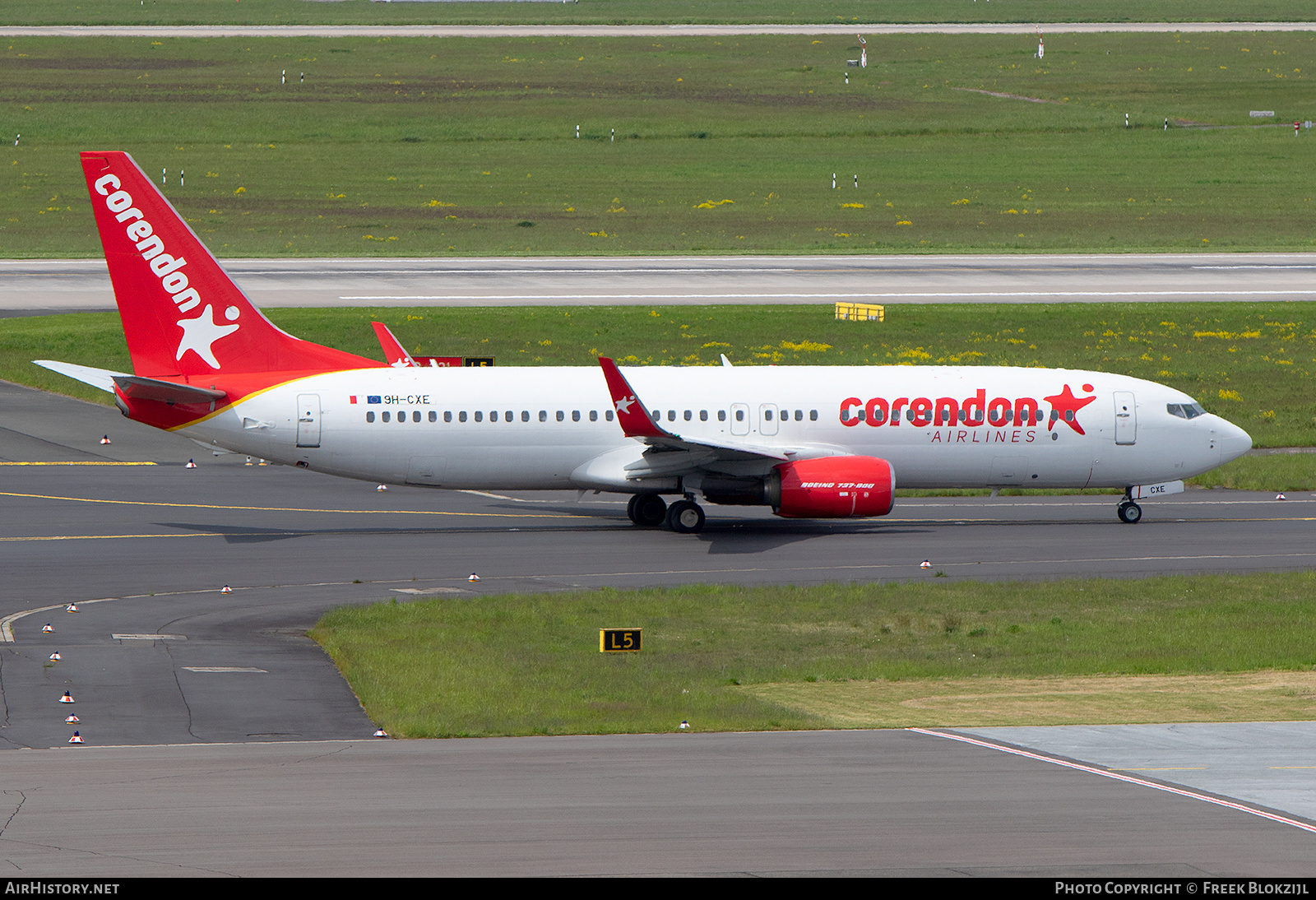 Aircraft Photo of 9H-CXE | Boeing 737-800 | Corendon Airlines | AirHistory.net #572077