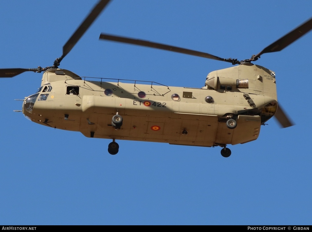 Aircraft Photo of HT.17-22A | Boeing CH-47F Chinook (414) | Spain - Army | AirHistory.net #572091