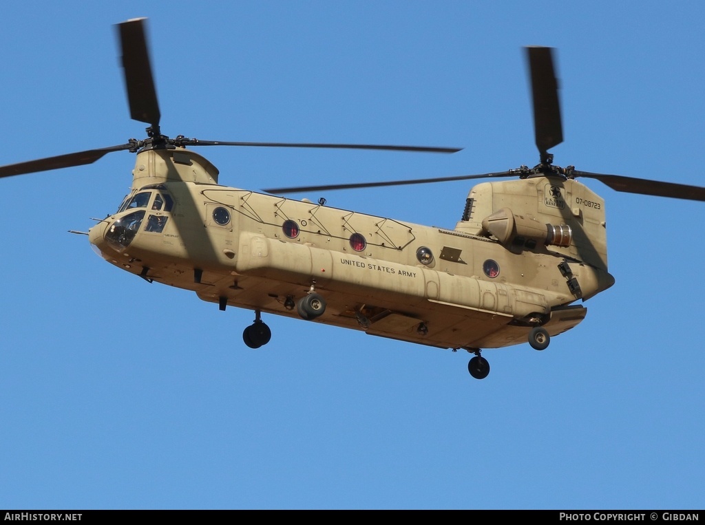 Aircraft Photo of 07-8723 / 07-08723 | Boeing CH-47F Chinook (414) | USA - Army | AirHistory.net #572102