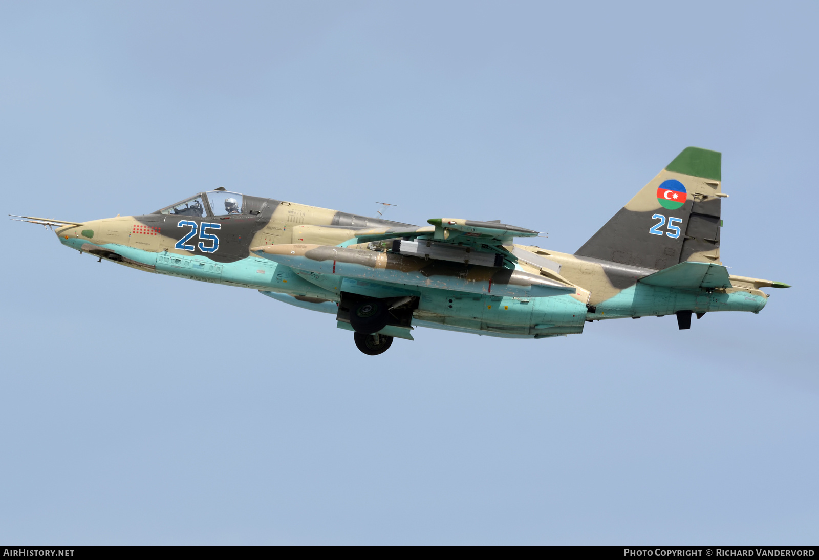 Aircraft Photo of 25 blue | Sukhoi Su-25BM | Azerbaijan - Air Force | AirHistory.net #572110
