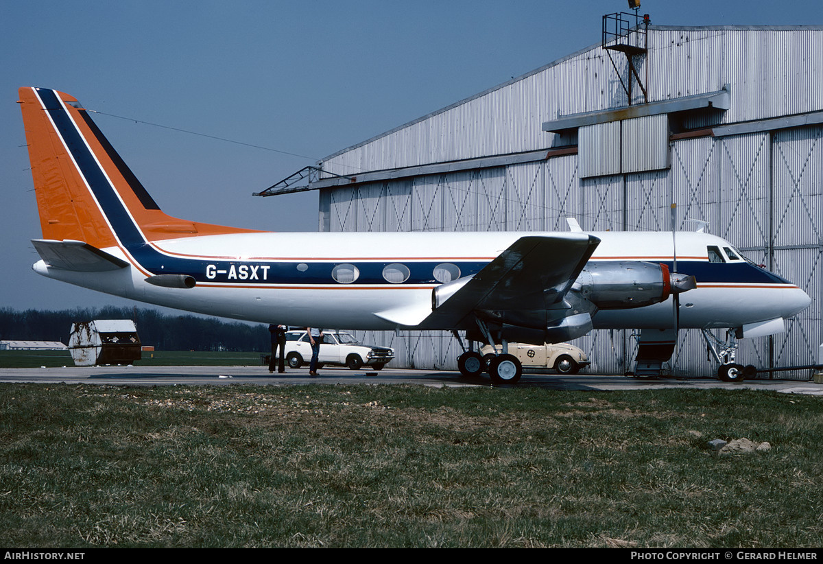 Aircraft Photo of G-ASXT | Grumman G-159 Gulfstream I | Fordair | AirHistory.net #572122