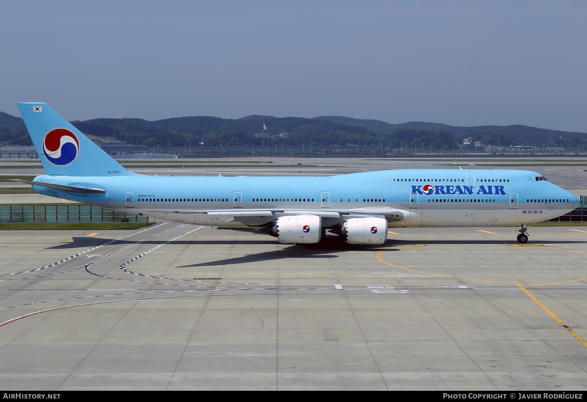 Aircraft Photo of HL7631 | Boeing 747-8B5 | Korean Air | AirHistory.net #572166