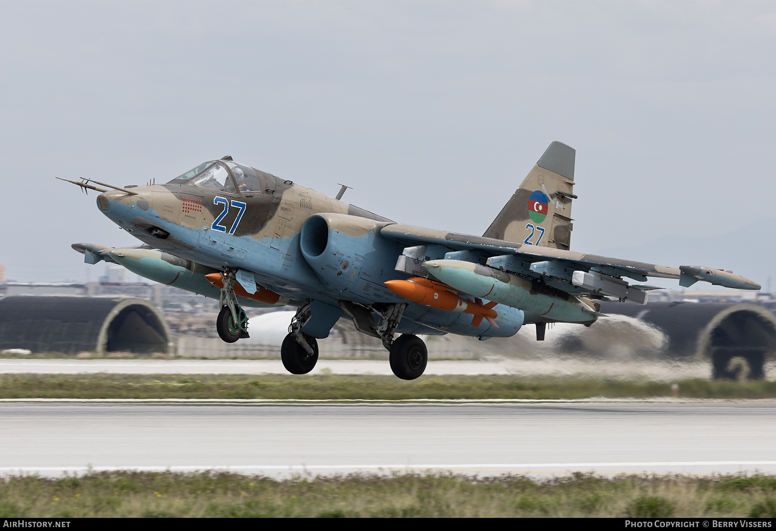 Aircraft Photo of 27 blue | Sukhoi Su-25 | Azerbaijan - Air Force | AirHistory.net #572170