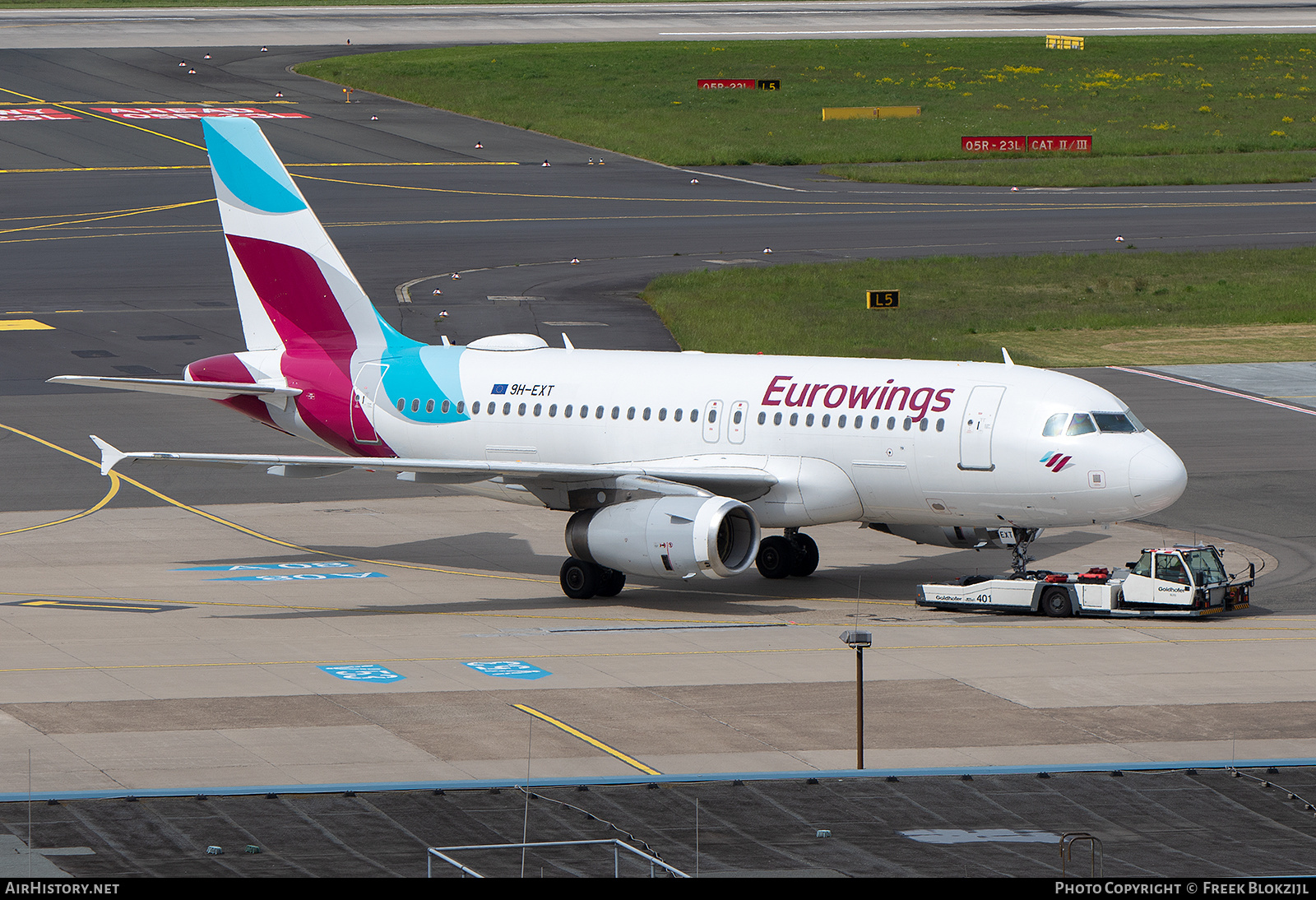 Aircraft Photo of 9H-EXT | Airbus A319-132 | Eurowings | AirHistory.net #572208