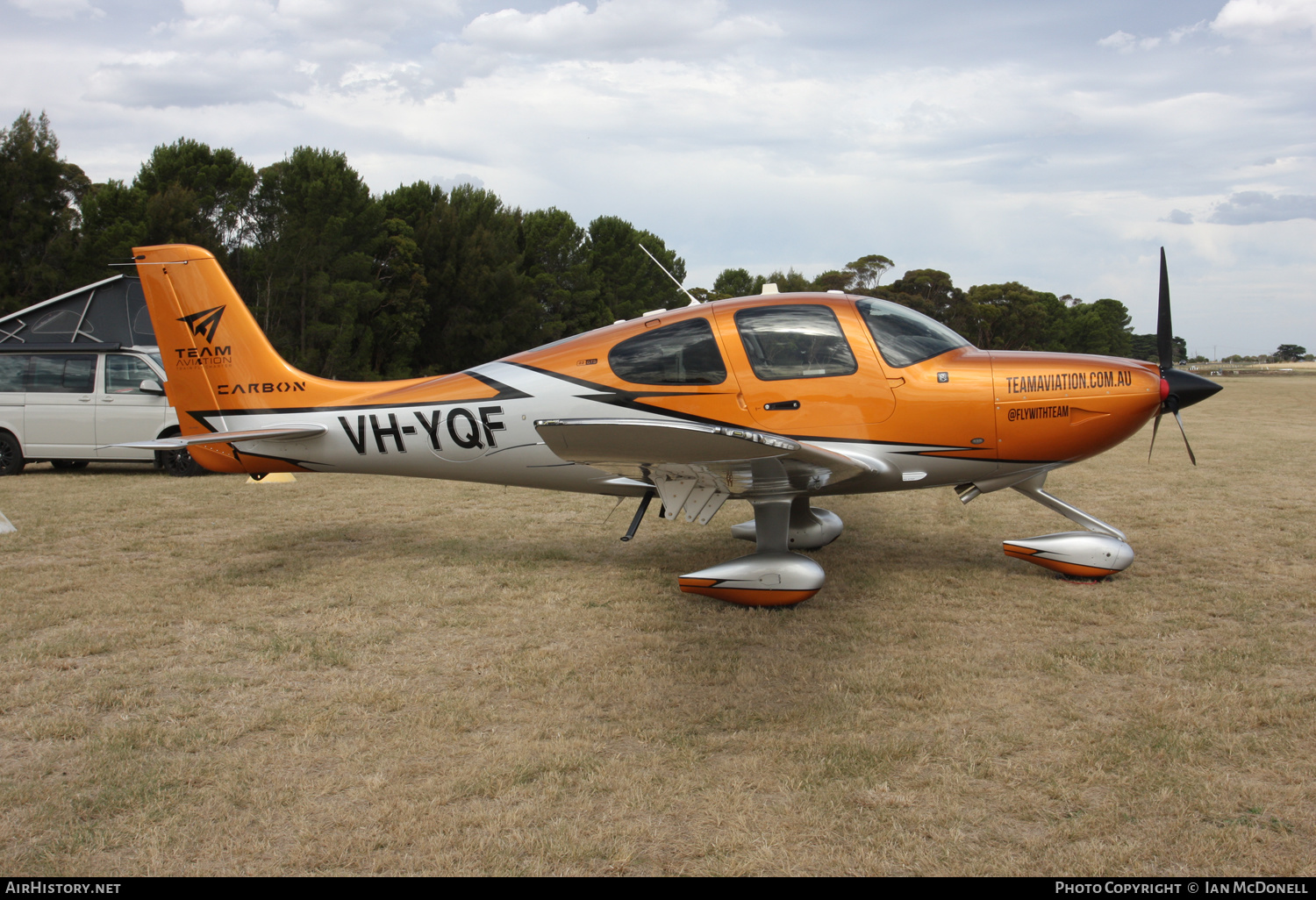 Aircraft Photo of VH-YQF | Cirrus SR-22 G6-GTS Carbon | Team Aviation | AirHistory.net #572250