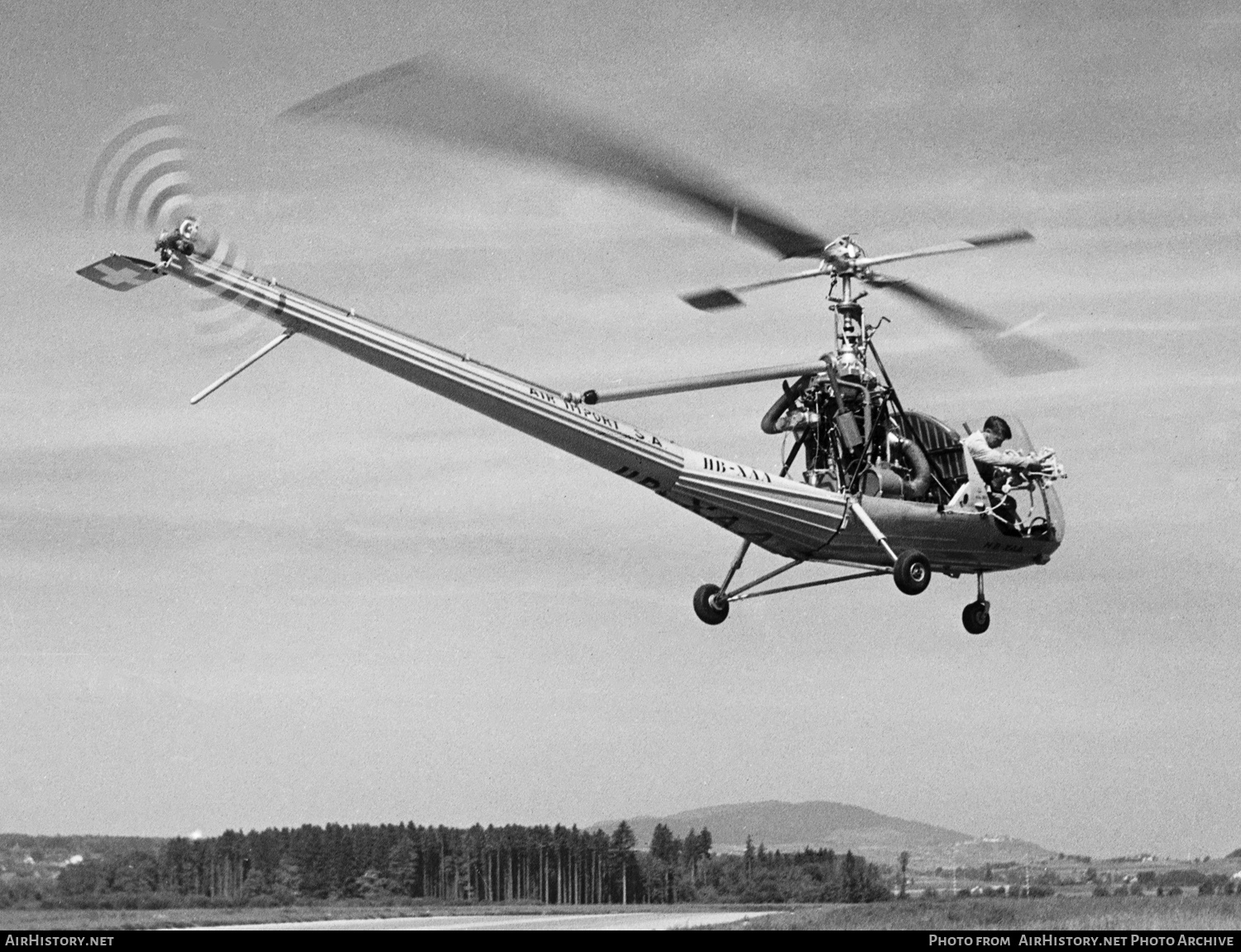 Aircraft Photo of HB-XAA | Hiller UH-12A | Air Import | AirHistory.net #572277