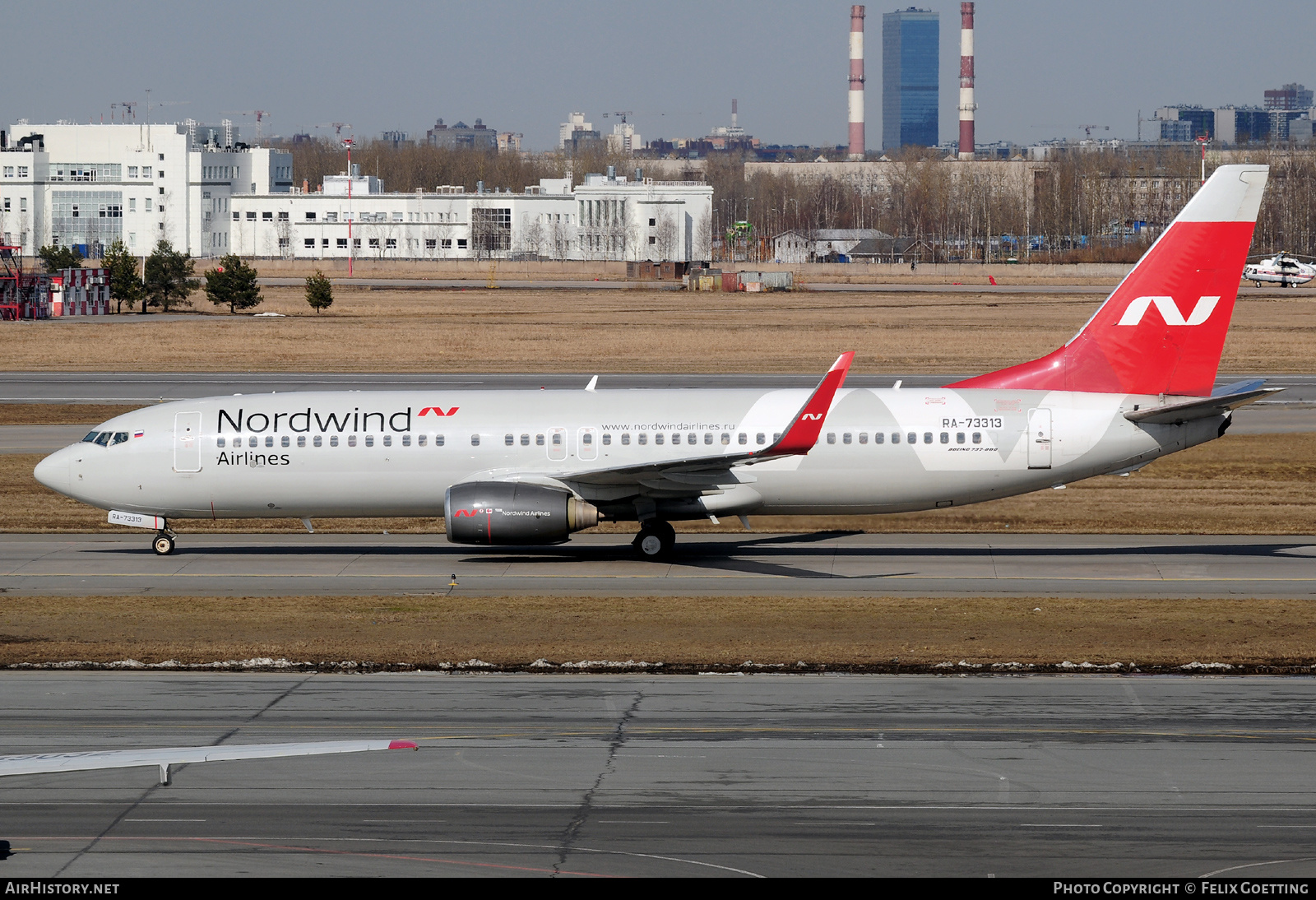 Aircraft Photo of RA-73313 | Boeing 737-82R | Nordwind Airlines | AirHistory.net #572317