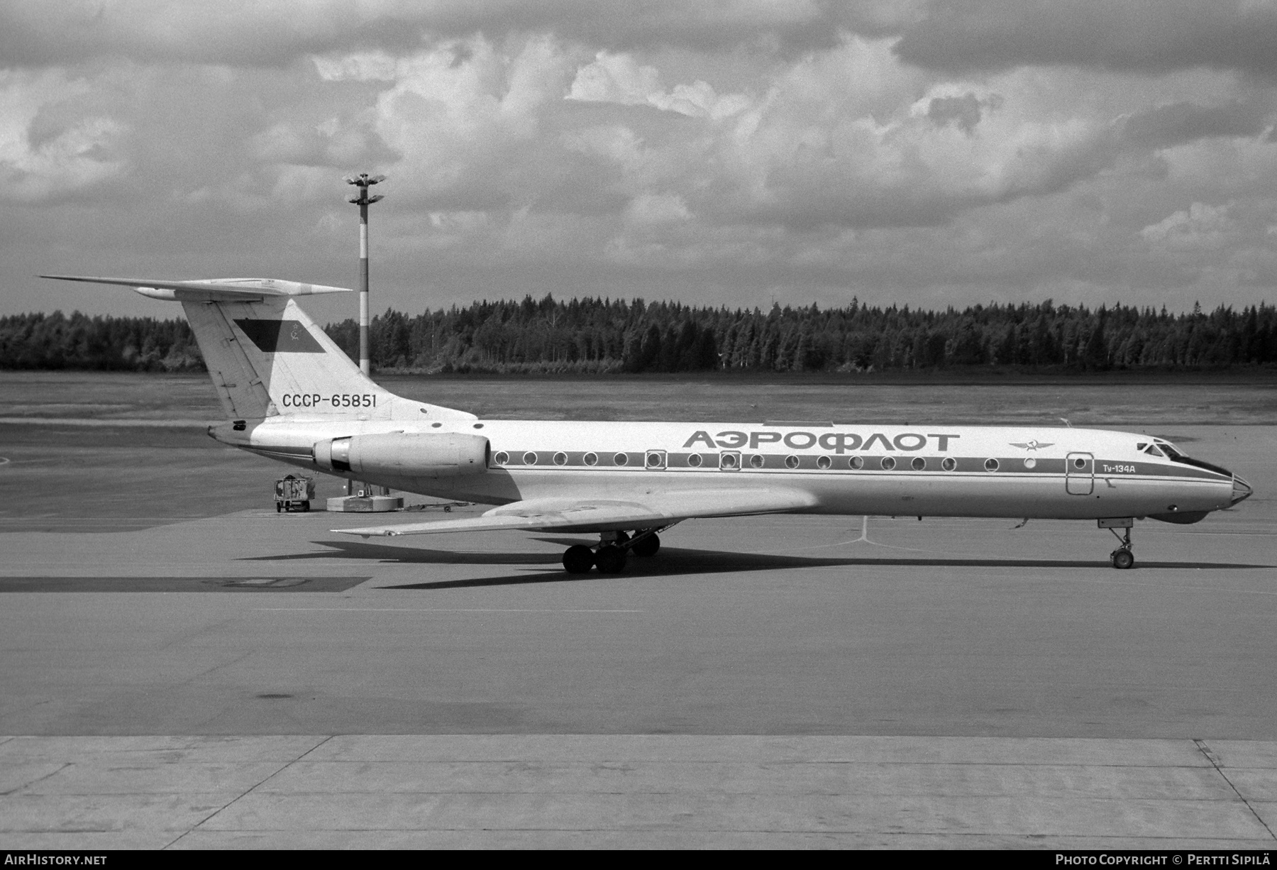 Aircraft Photo of CCCP-65851 | Tupolev Tu-134A | Aeroflot | AirHistory.net #572346
