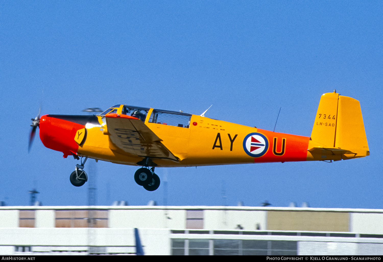 Aircraft Photo of LN-SAO / 7344 | Saab 91B-2 Safir | Norway - Air Force | AirHistory.net #572382