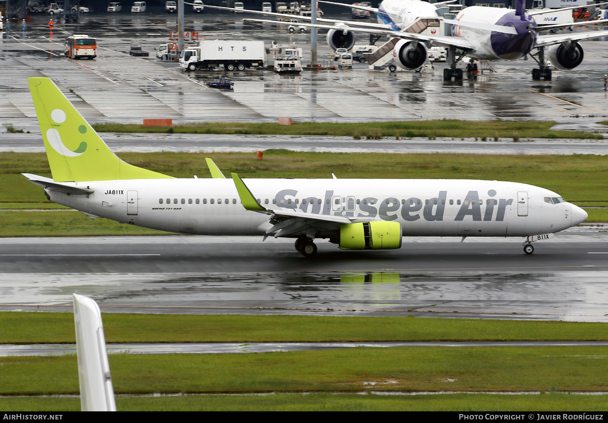 Aircraft Photo of JA811X | Boeing 737-86N | Solaseed Air | AirHistory.net #572393