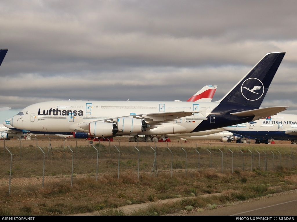 Aircraft Photo of D-AIMB | Airbus A380-841 | Lufthansa | AirHistory.net #572397
