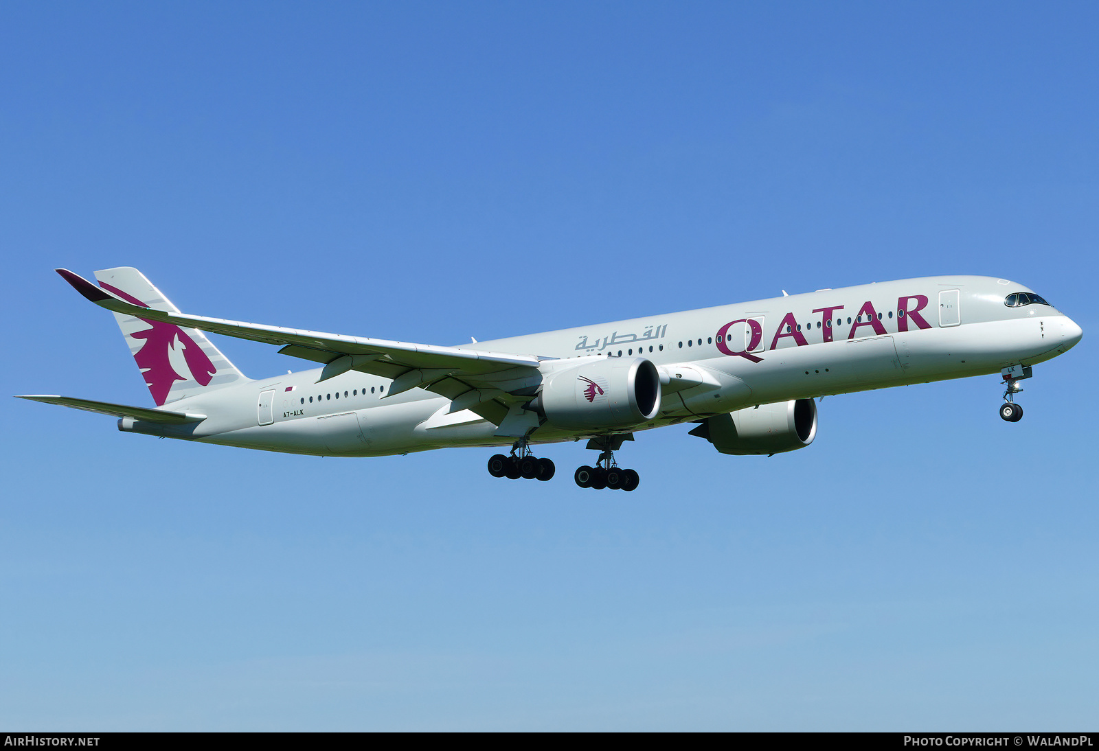 Aircraft Photo of A7-ALK | Airbus A350-941 | Qatar Airways | AirHistory.net #572431