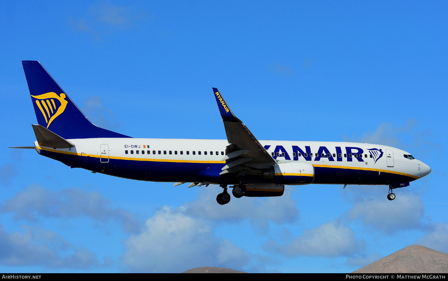 Aircraft Photo of EI-DWJ | Boeing 737-8AS | Ryanair | AirHistory.net #572439