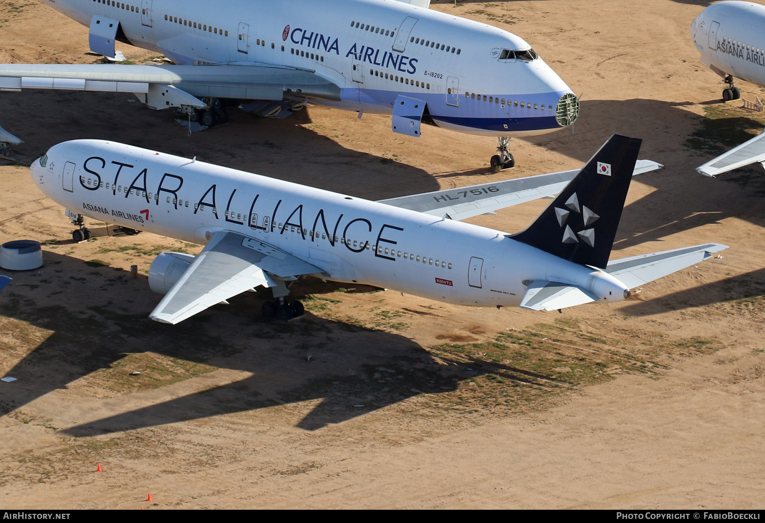 Aircraft Photo of N304TU / HL7516 | Boeing 767-38E | Asiana Airlines | AirHistory.net #572479