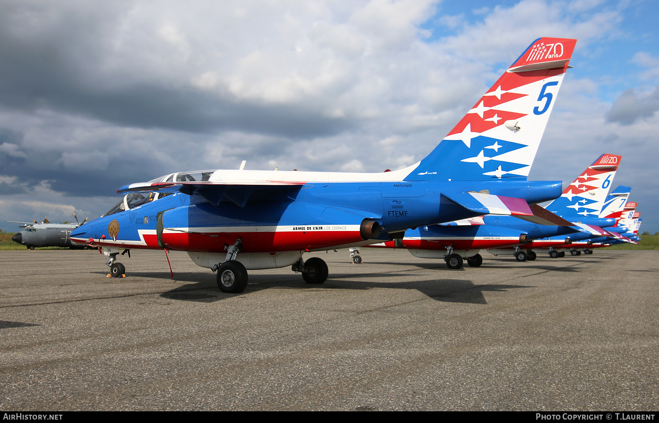 Aircraft Photo of E98 | Dassault-Dornier Alpha Jet E | France - Air Force | AirHistory.net #572500