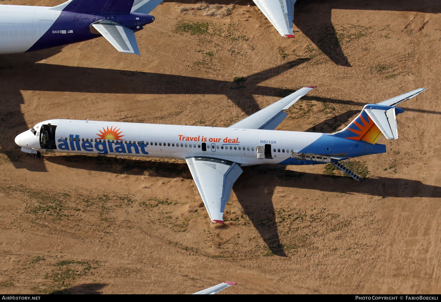 Aircraft Photo of N871GA | McDonnell Douglas MD-83 (DC-9-83) | Allegiant Air | AirHistory.net #572502