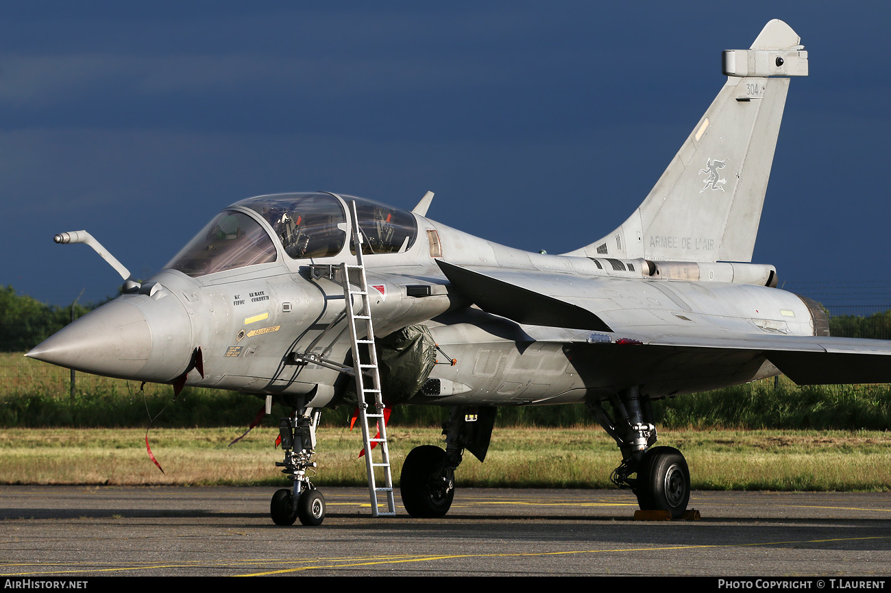 Aircraft Photo of 304 | Dassault Rafale B | France - Air Force | AirHistory.net #572510