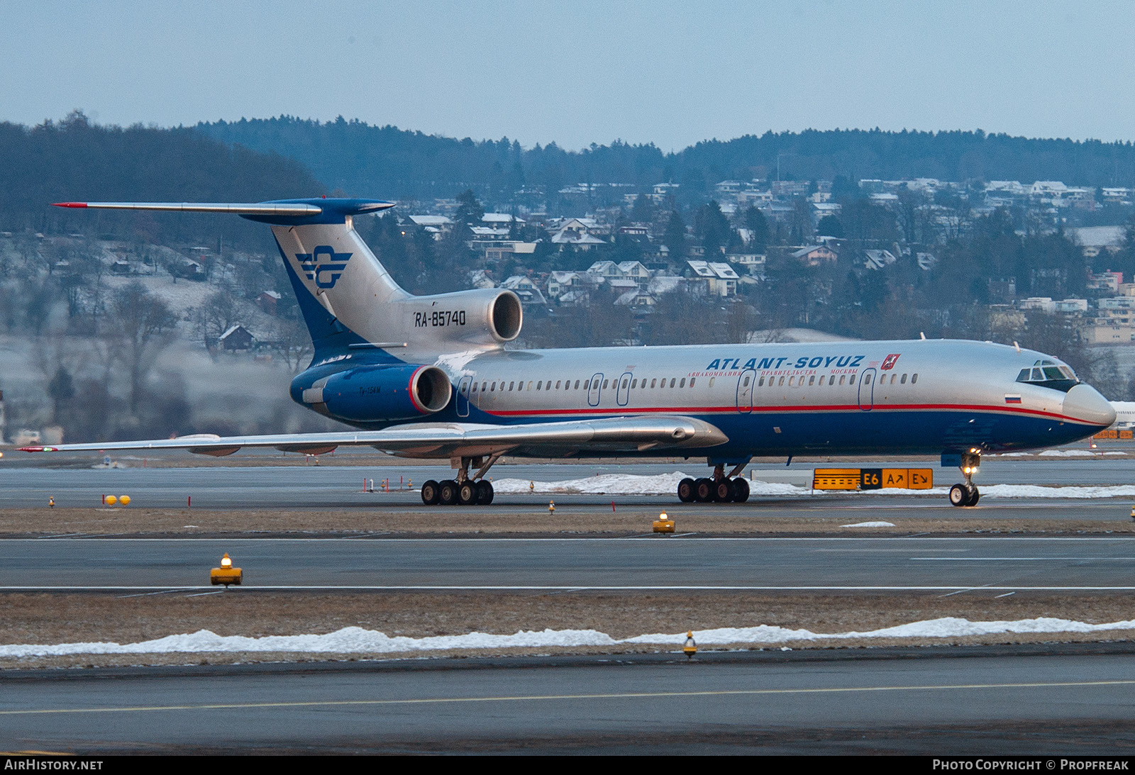 Aircraft Photo of RA-85740 | Tupolev Tu-154M | Atlant-Soyuz Airlines | AirHistory.net #572525