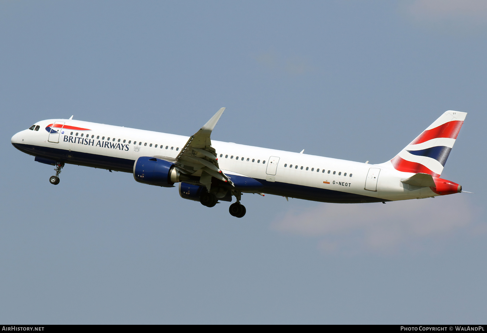 Aircraft Photo of G-NEOT | Airbus A321-251NX | British Airways | AirHistory.net #572544