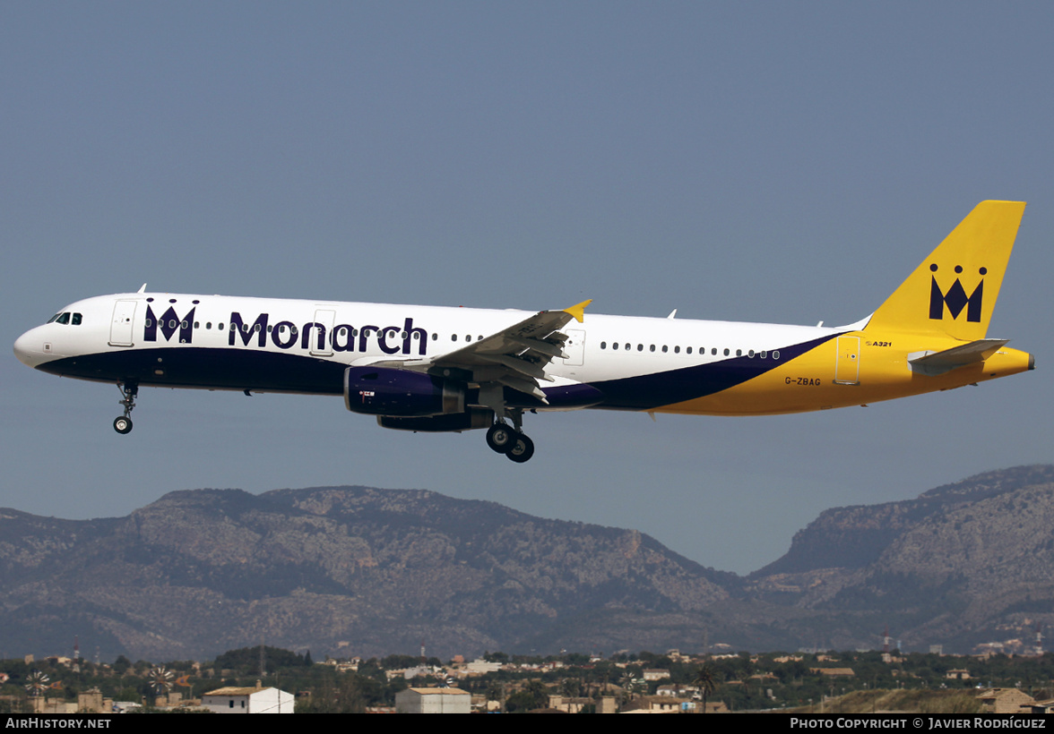 Aircraft Photo of G-ZBAG | Airbus A321-231 | Monarch Airlines | AirHistory.net #572560