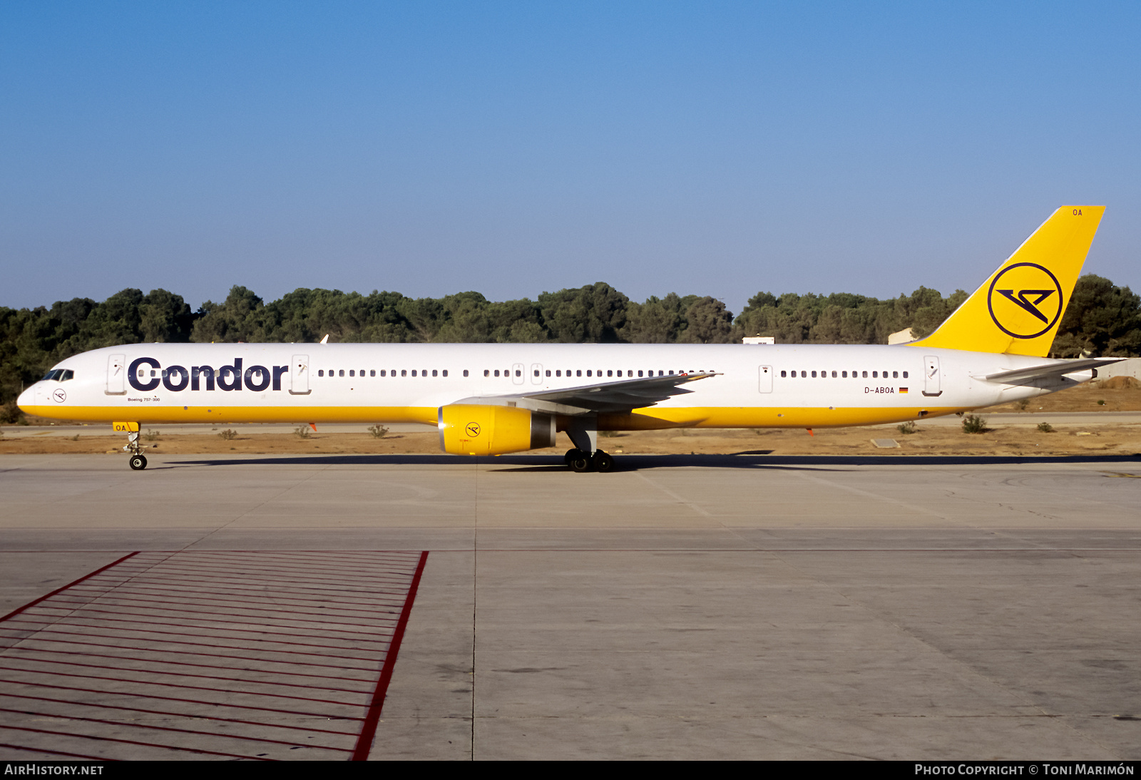 Aircraft Photo of D-ABOA | Boeing 757-330 | Condor Flugdienst | AirHistory.net #572562