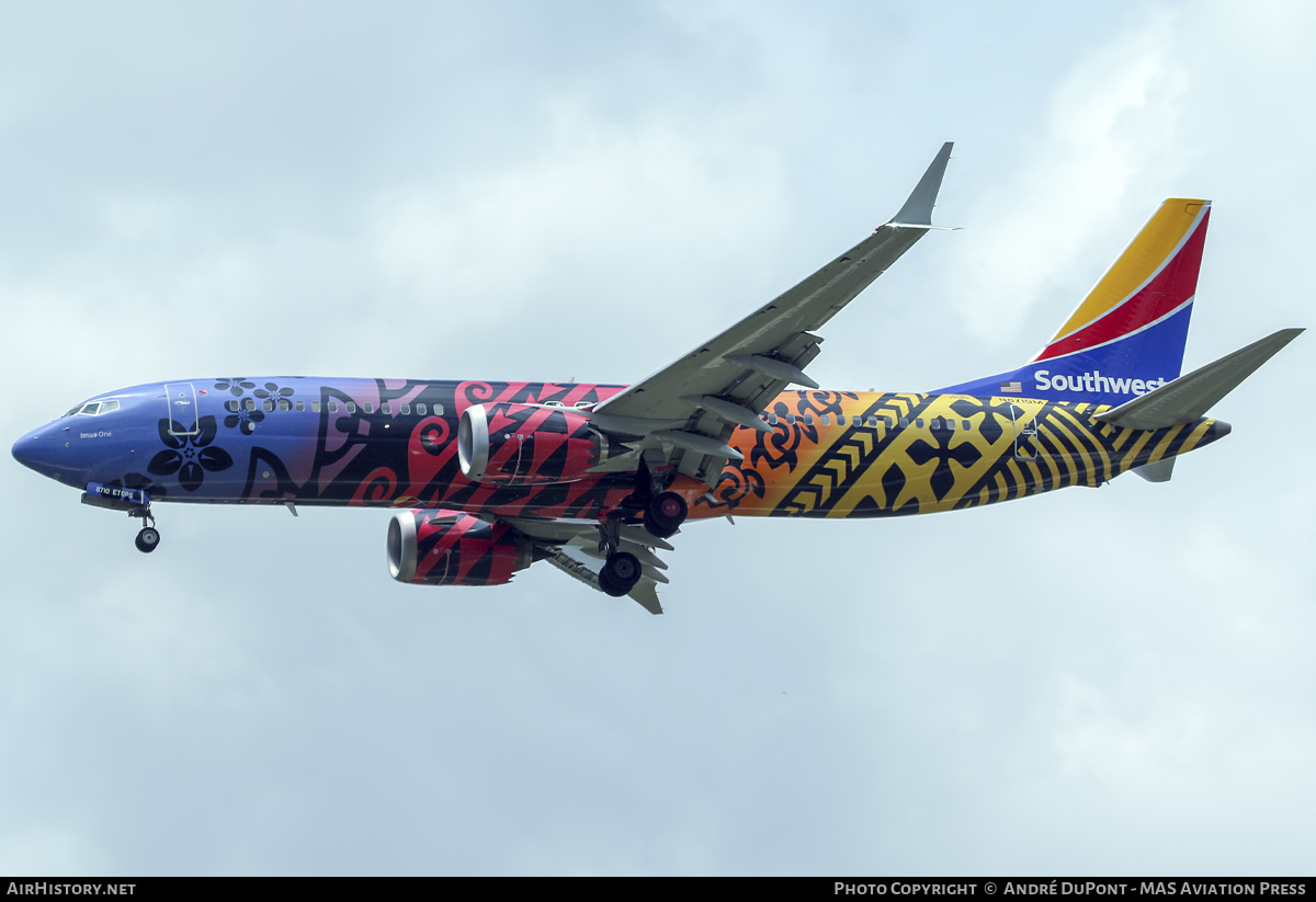 Aircraft Photo of N8710M | Boeing 737-8 Max 8 | Southwest Airlines | AirHistory.net #572569