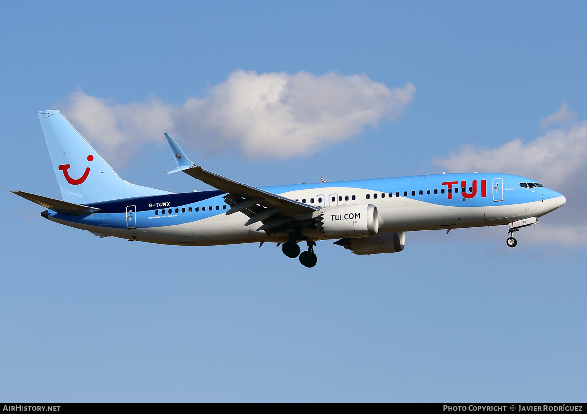 Aircraft Photo of G-TUMX | Boeing 737-8 Max 8 | TUI | AirHistory.net #572596
