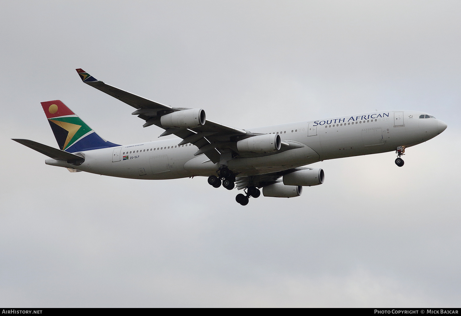 Aircraft Photo of ZS-SLF | Airbus A340-211 | South African Airways | AirHistory.net #572598