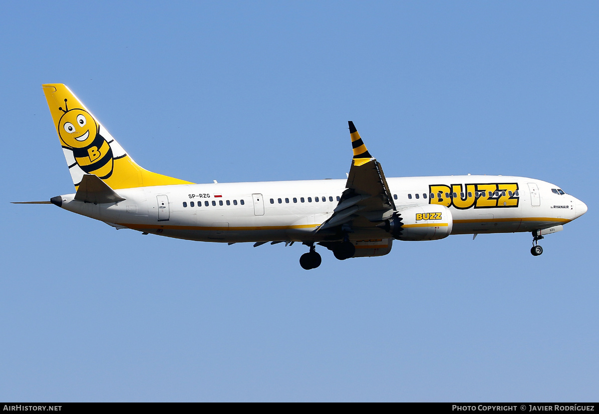 Aircraft Photo of SP-RZG | Boeing 737-8200 Max 200 | Buzz | AirHistory.net #572621