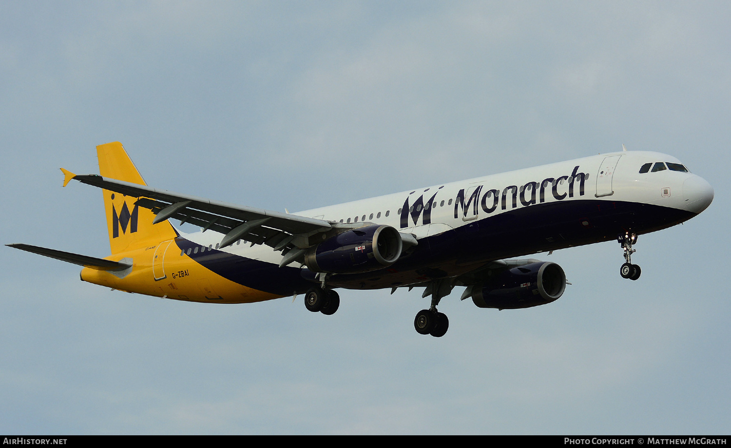 Aircraft Photo of G-ZBAI | Airbus A321-231 | Monarch Airlines | AirHistory.net #572632