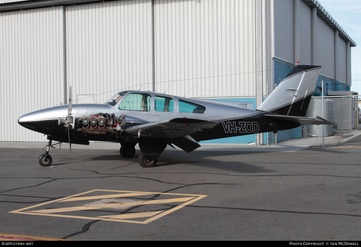Aircraft Photo of VH-ZOD | Beech C55 Baron (95-C55) | AirHistory.net #572656