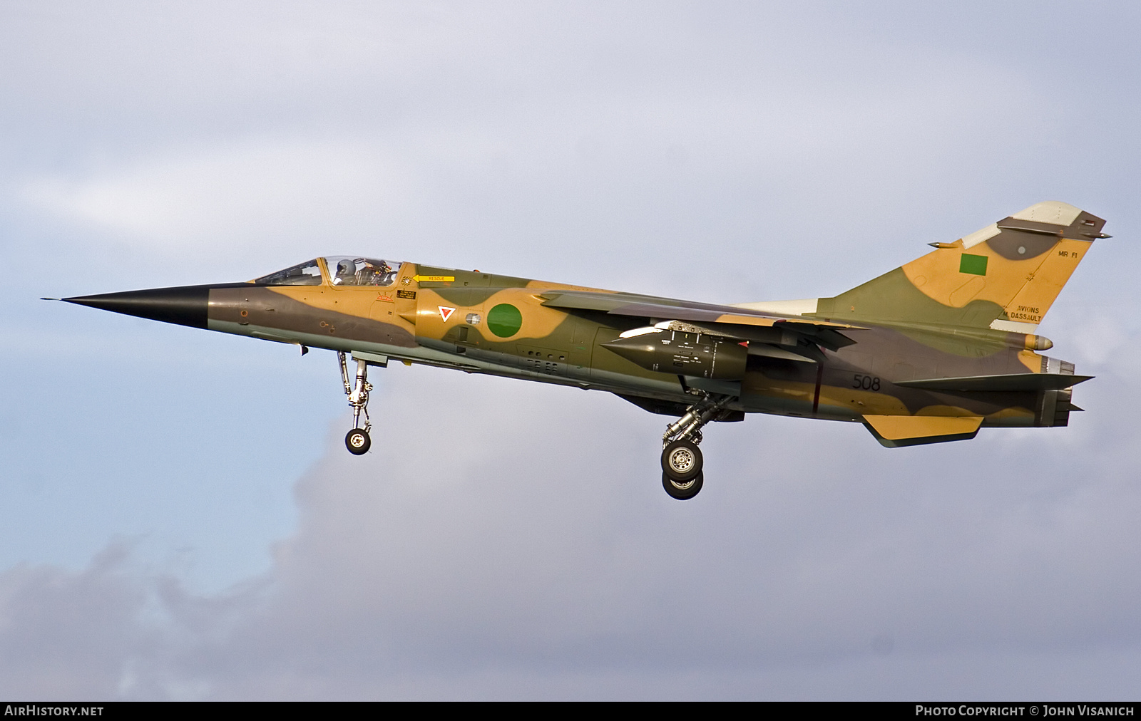 Aircraft Photo of 508 | Dassault Mirage F1ED | Libya - Air Force | AirHistory.net #572689