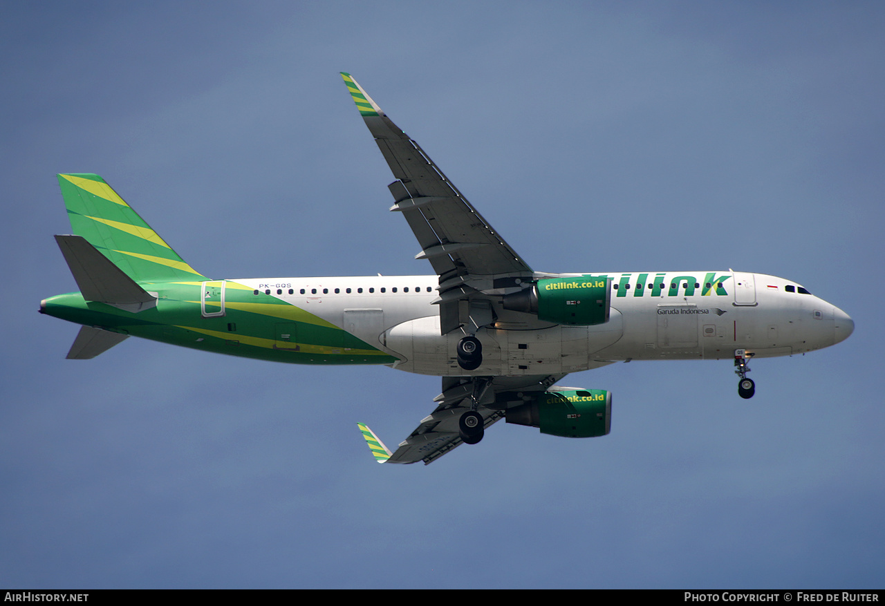 Aircraft Photo of PK-GQS | Airbus A320-214 | Citilink | AirHistory.net #572692