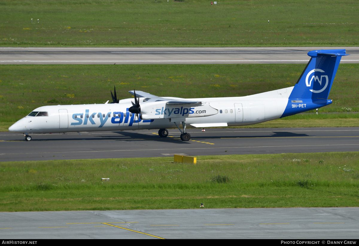 Aircraft Photo of 9H-PET | Bombardier DHC-8-402 Dash 8 | SkyAlps | AirHistory.net #572694