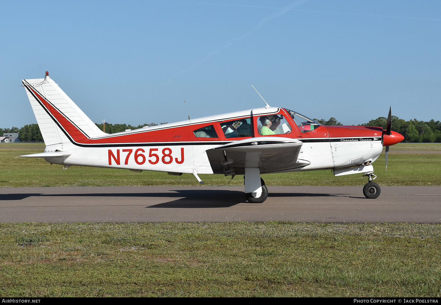Aircraft Photo of N7658J | Piper PA-28R-180 Cherokee Arrow | AirHistory.net #572733