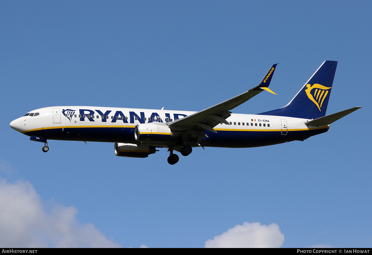 Aircraft Photo of EI-EMA | Boeing 737-8AS | Ryanair | AirHistory.net #572740
