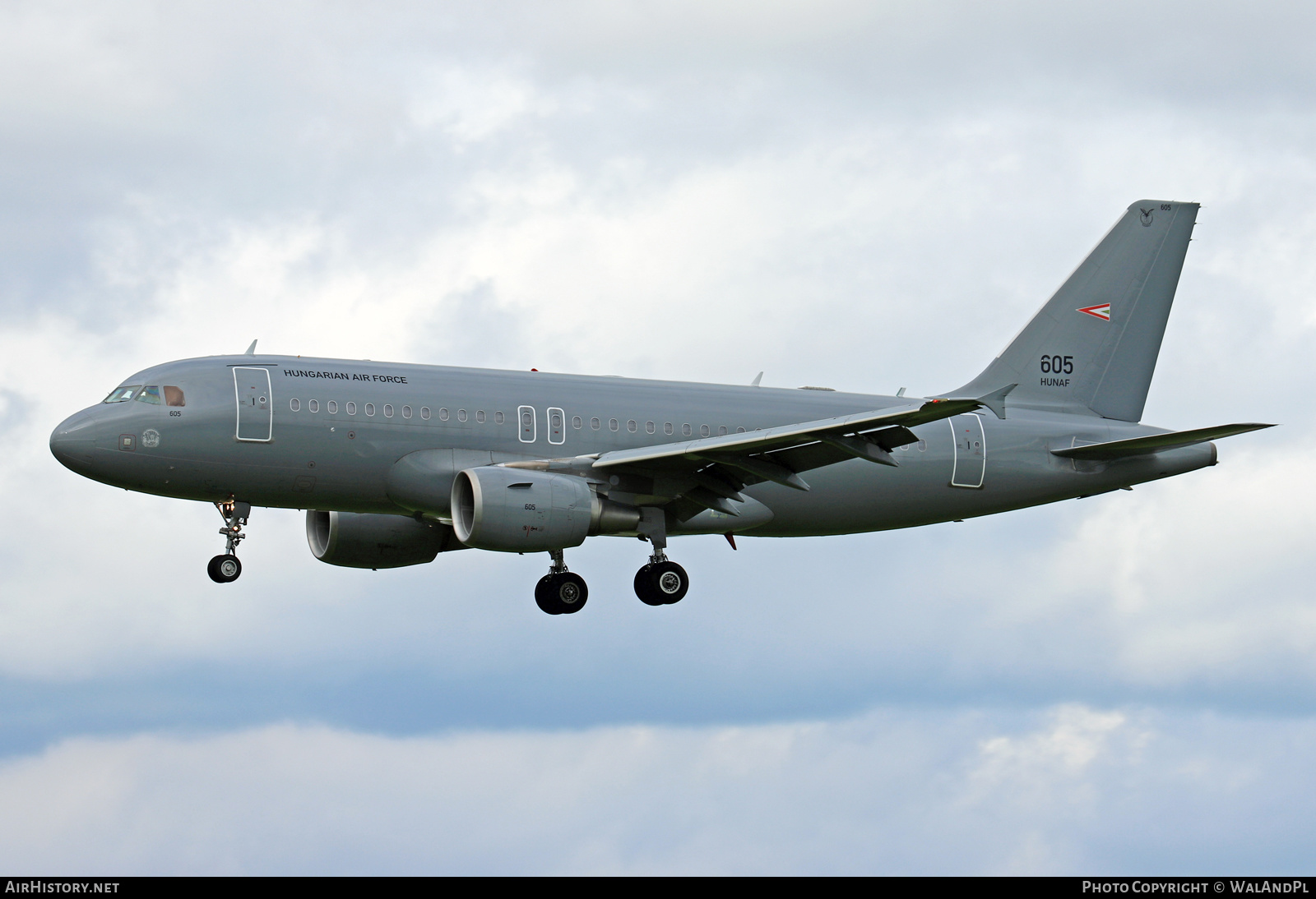 Aircraft Photo of 605 | Airbus A319-112 | Hungary - Air Force | AirHistory.net #572742