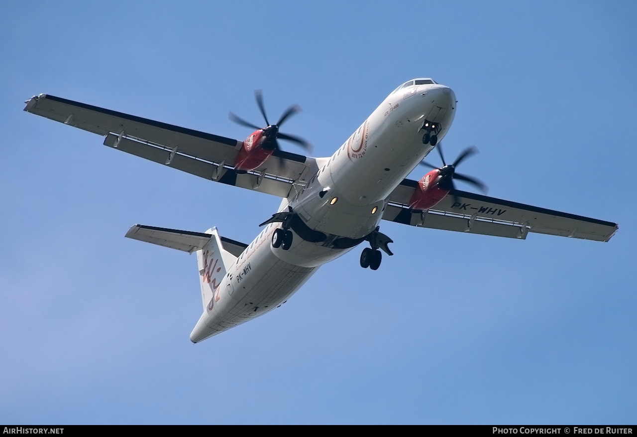 Aircraft Photo of PK-WHV | ATR ATR-72-600 (ATR-72-212A) | Wings Air | AirHistory.net #572743