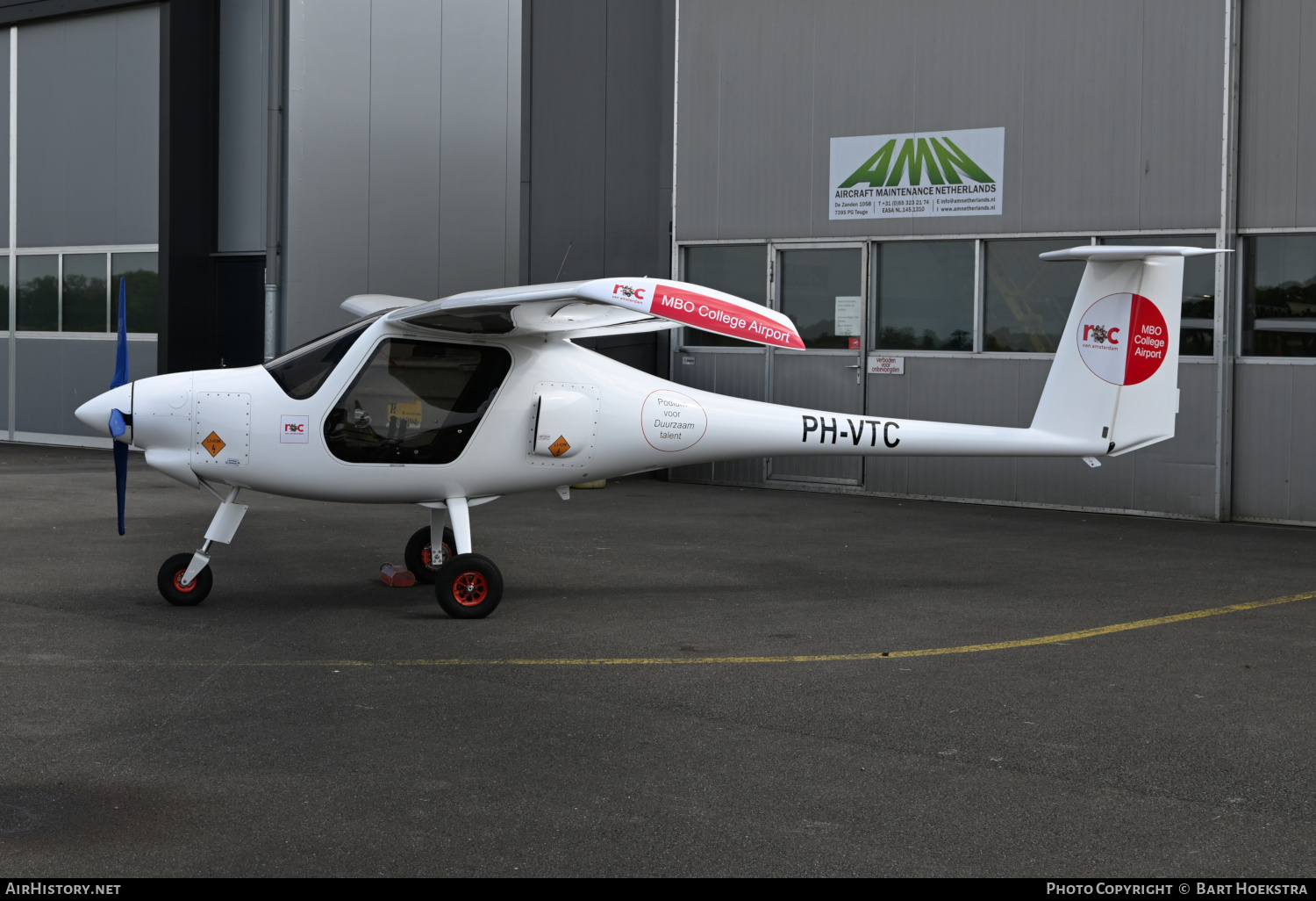 Aircraft Photo of PH-VTC | Pipistrel Virus SW 128 Virus Electro | ROC van Amsterdam | AirHistory.net #572755