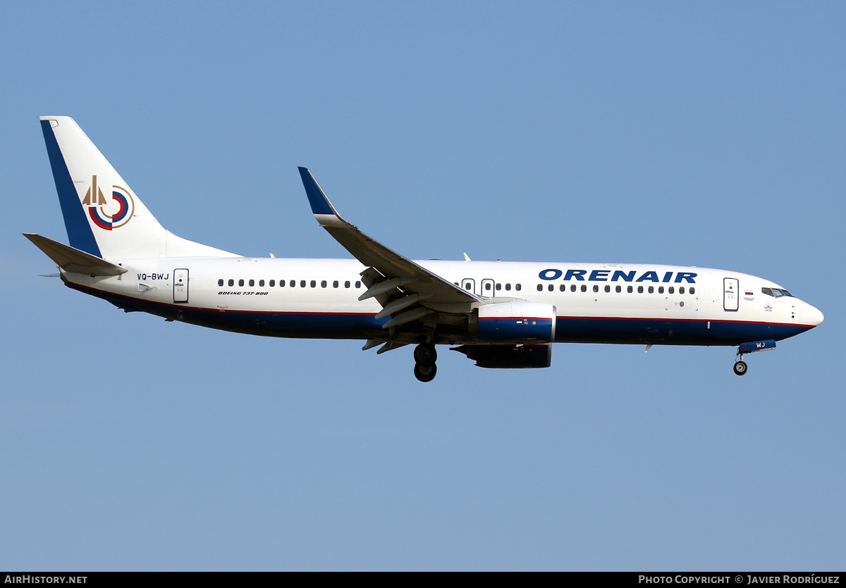 Aircraft Photo of VQ-BWJ | Boeing 737-8LJ | Orenair | AirHistory.net #572780