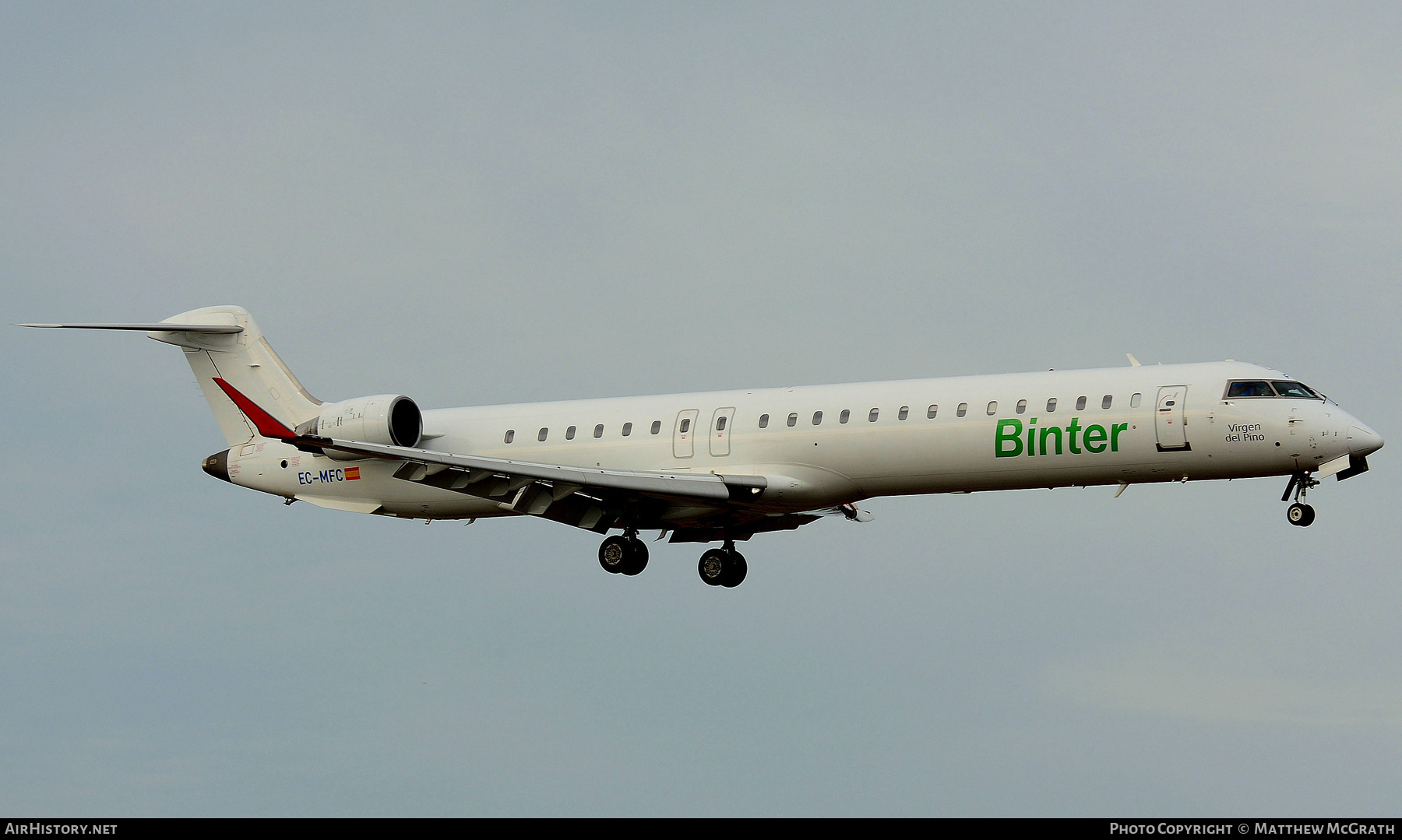 Aircraft Photo of EC-MFC | Bombardier CRJ-900 (CL-600-2D24) | Binter Canarias | AirHistory.net #572802