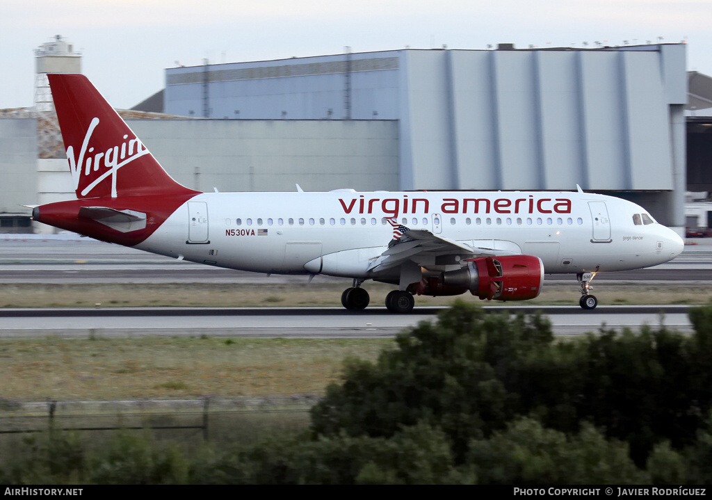 Aircraft Photo of N530VA | Airbus A319-115 | Virgin America | AirHistory.net #572808