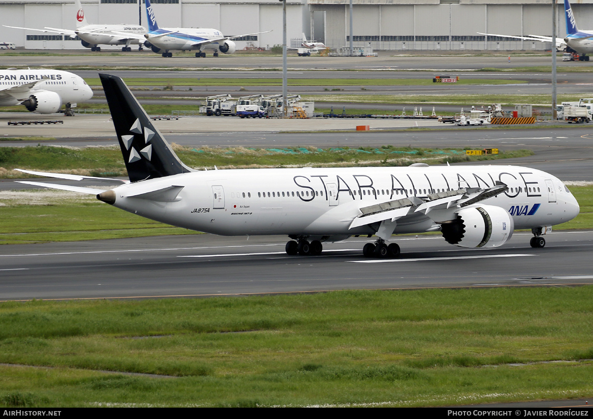 Aircraft Photo of JA875A | Boeing 787-9 Dreamliner | All Nippon Airways - ANA | AirHistory.net #572818