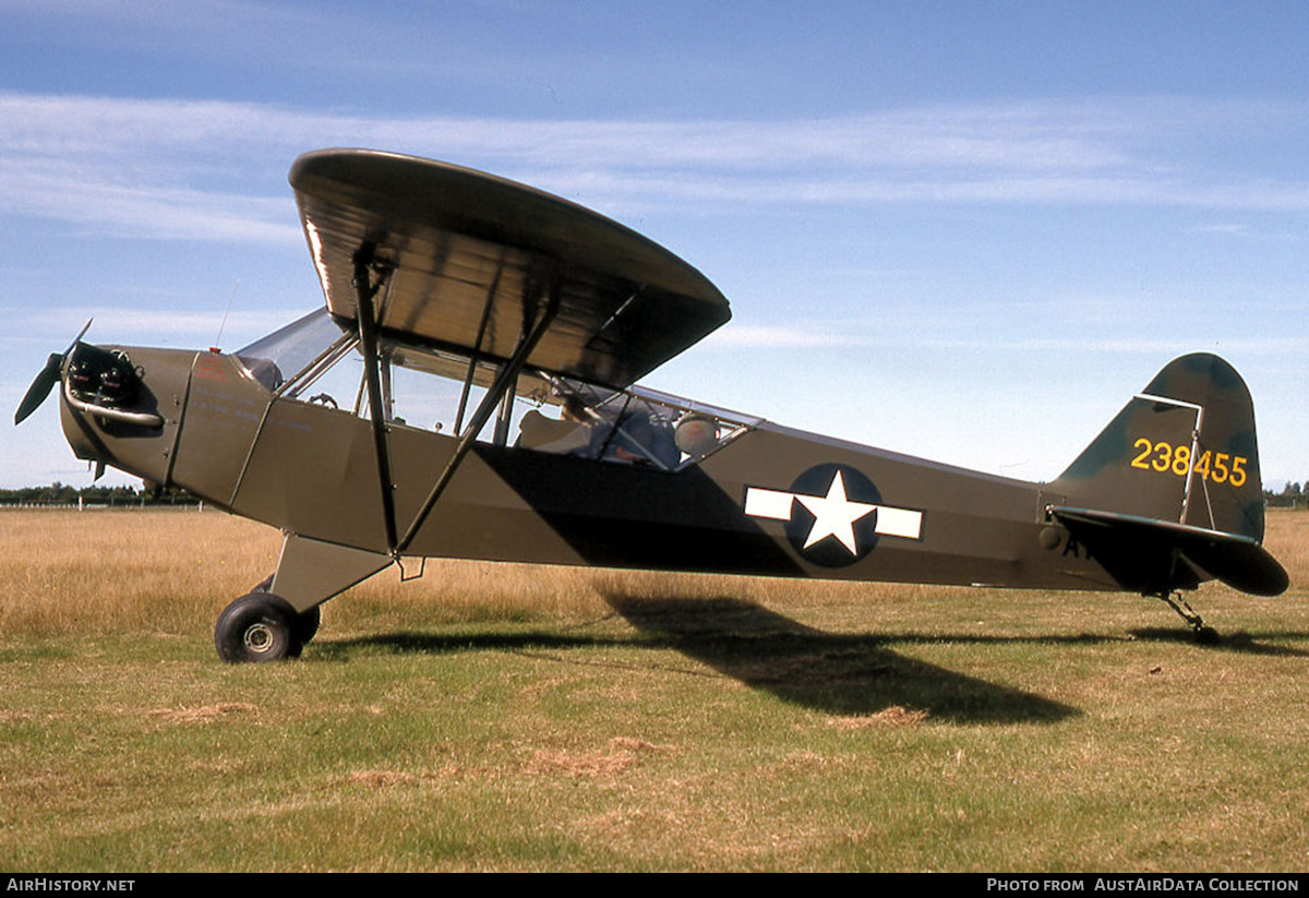 Aircraft Photo of ZK-AIR / 238455 | Piper J-3C-65 Cub | USA - Air Force | AirHistory.net #572859