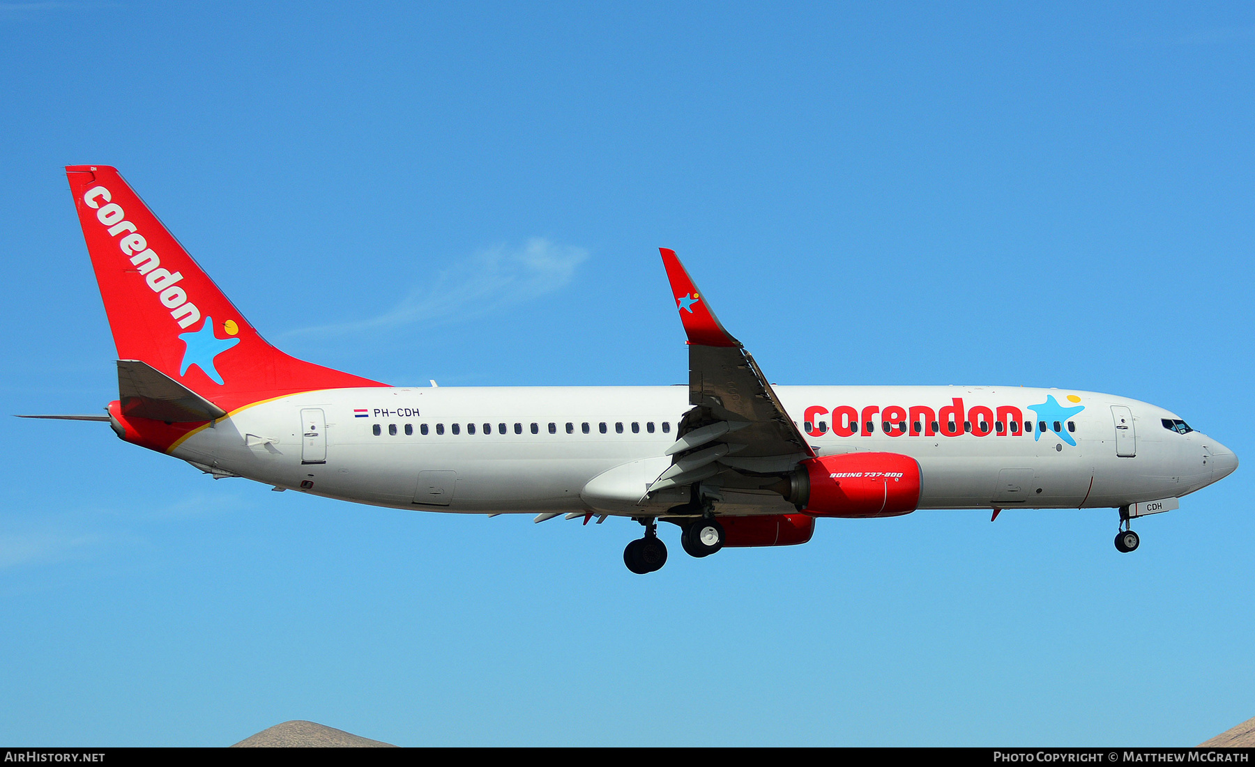 Aircraft Photo of PH-CDH | Boeing 737-86J | Corendon Dutch Airlines | AirHistory.net #572866